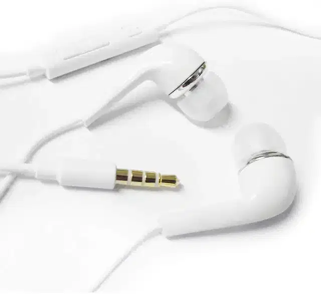 In-Ear 3.5 mm Wired Earphone with Mic, White
