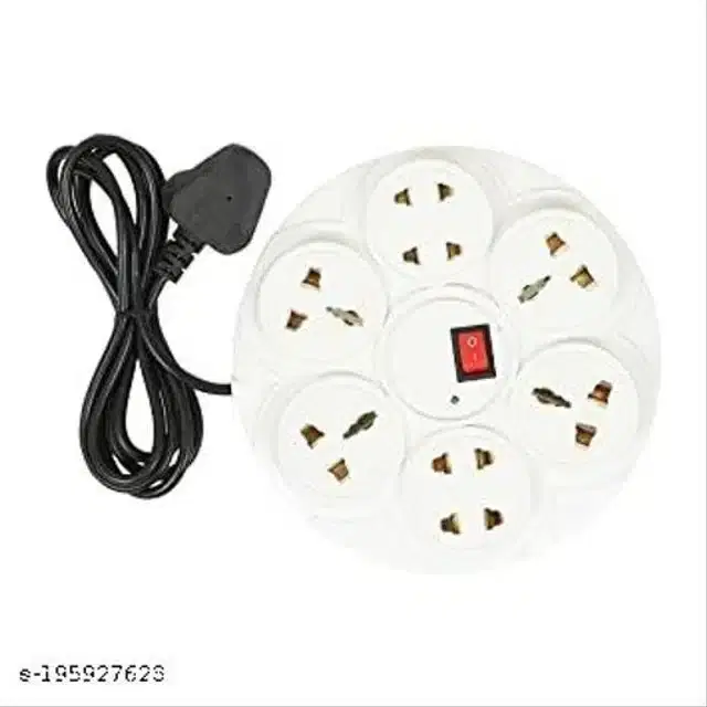 Plastic Universal Surge Protector, White