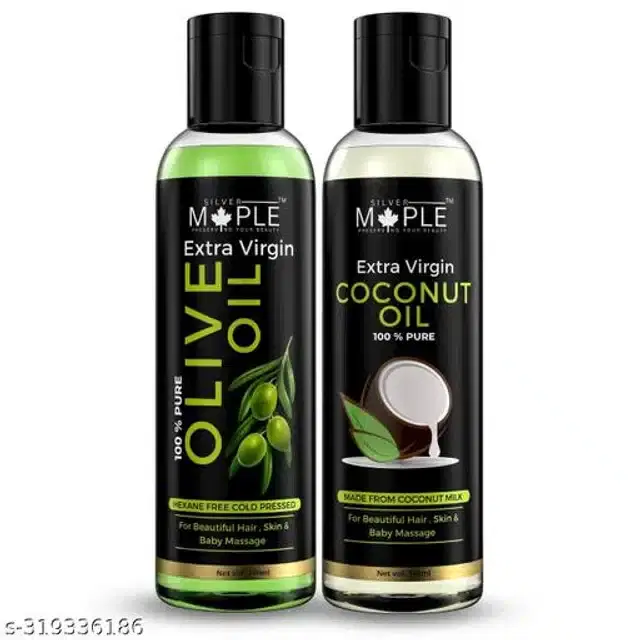 Silver Maple Herbal Olive with Coconut Oil, 100 ml, Pack of 2