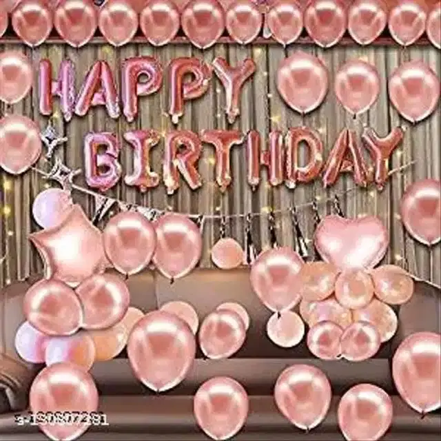 Birthday Party Decoration Kit, Multicolor, Set of 25