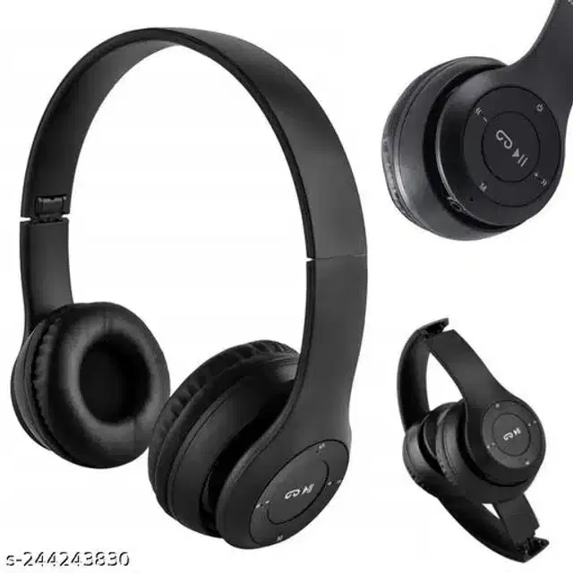 Wireless Bluetooth Headphones, Black