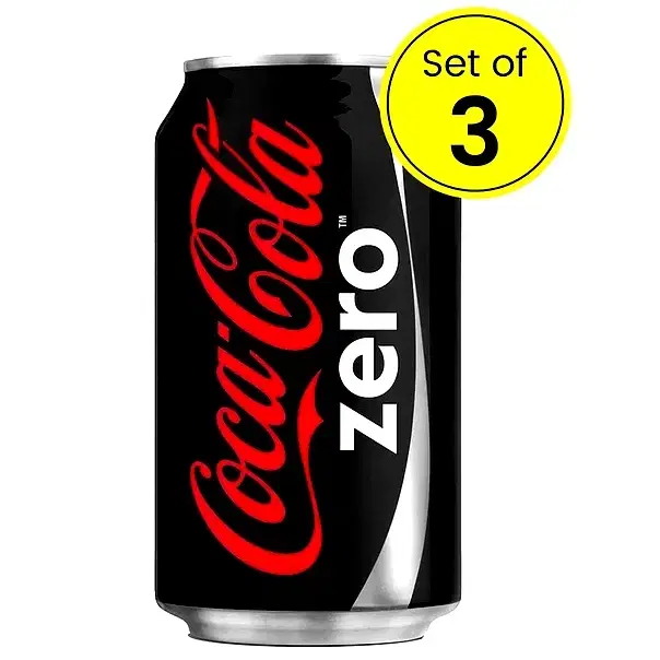 Coke Zero 3X180 ml (Can) (Pack Of 3)
