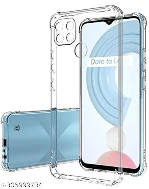 Silicone Mobile Cover for Realme C21Y / Realme C25Y, Multicolor