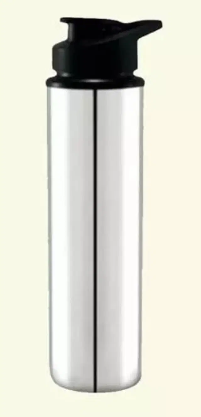 Stainless Steel Water Bottle, Silver, 900 ml