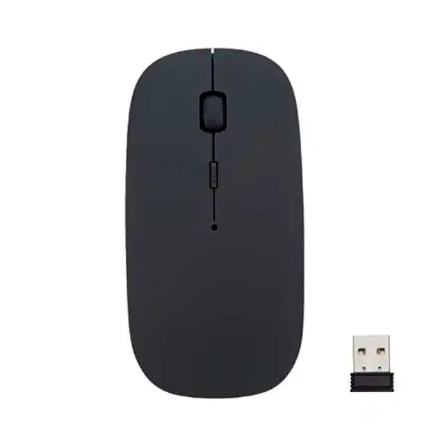 Wireless Mouse with Dongle, Pack of 2, Black