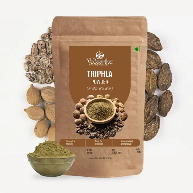 Vedaartha 100% Organic Triphala Churna (50 g)