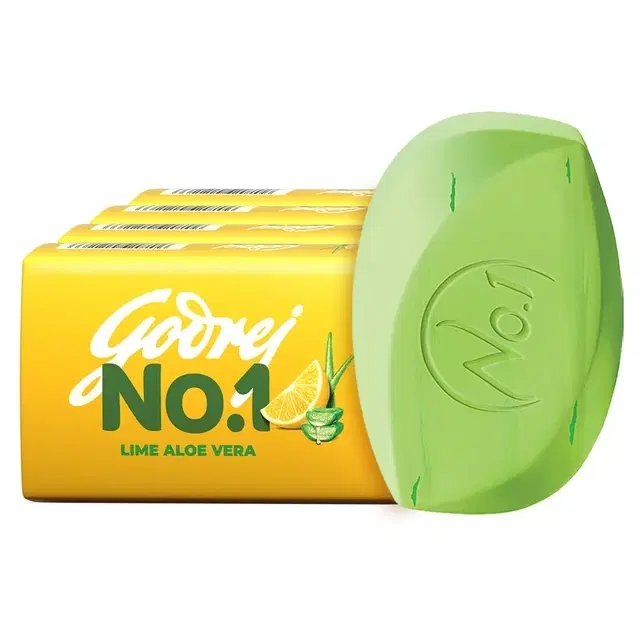 Godrej No 1 Lime & Aloevera Soap 4X43 g (Pack Of 4)