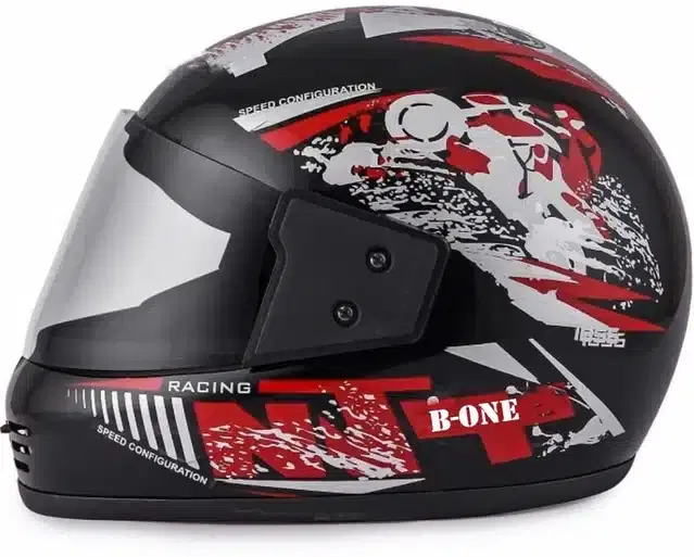 Full Face Bike Helmet for Men & Women, Black, M