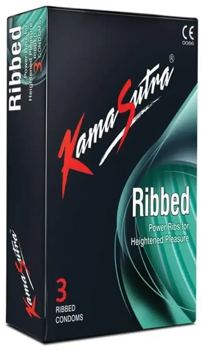 KamaSutra Strawberry Flavored Dotted Condoms for Men, Pack of 10