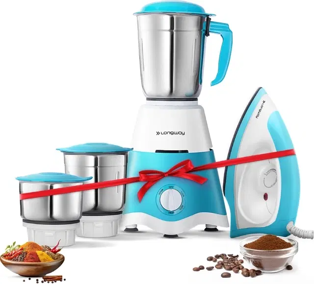 Longway Mixer Grinder [500 W, 3 Jars], Kwid Dry Iron [1100 W]