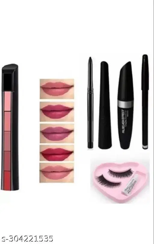 Face Makeup Combo, Multicolor, Set of 1