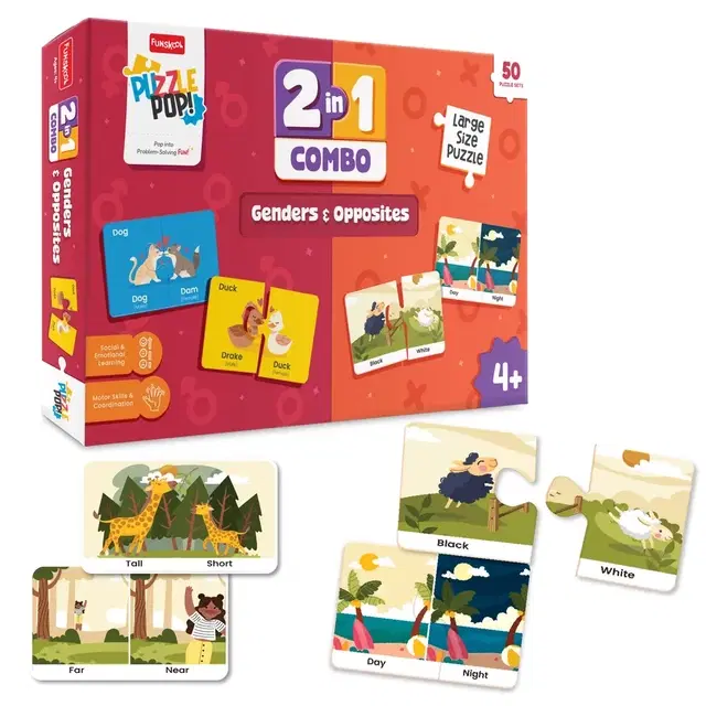 Funskool Genders & Opposites Combo Set Puzzle