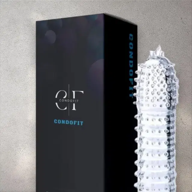 A R Silicone Crystal Dotted Condom for Men, Transparent