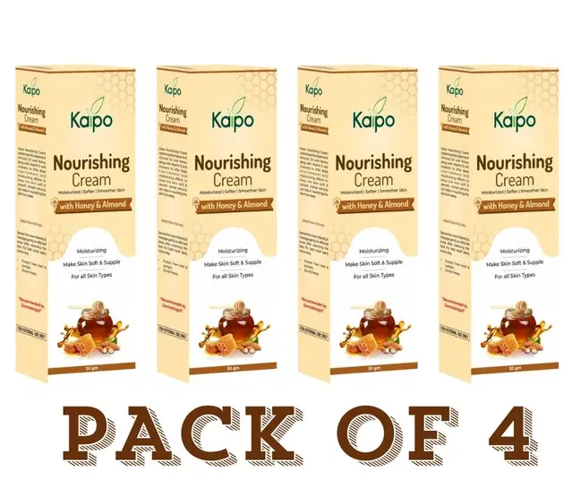 Kaipo Honey Almond Nourishing Cream, Pack of 4