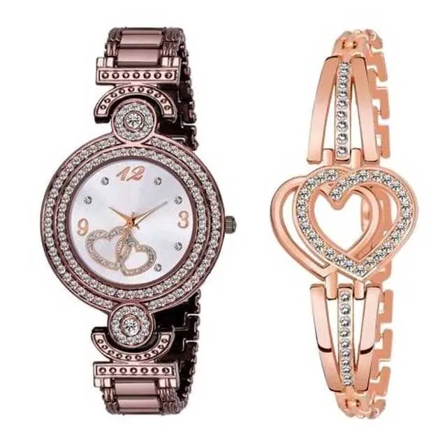 Analog Watch For Womens (Brown) (WS-467)