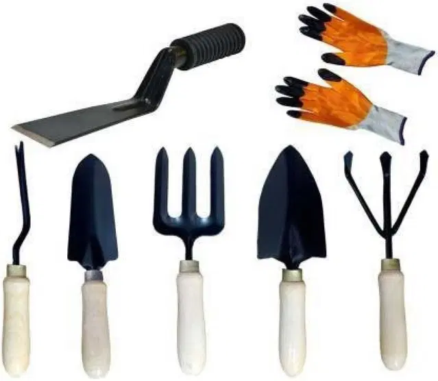 Gardening Tools Set, Multicolor, Set of 7