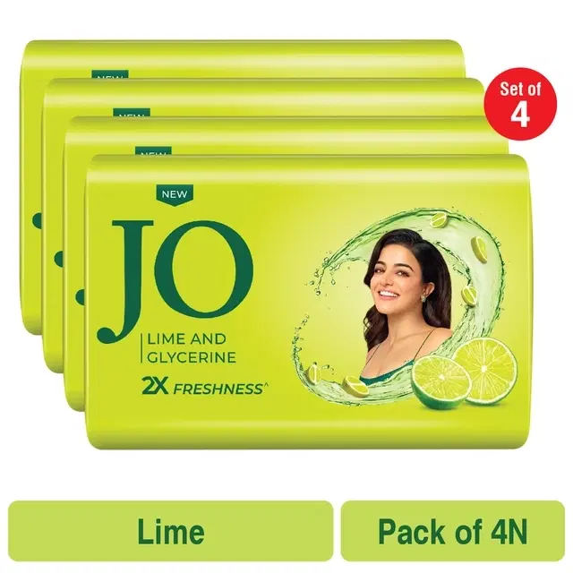Jo Lime Soap 4X150 g (Pack of 4)
