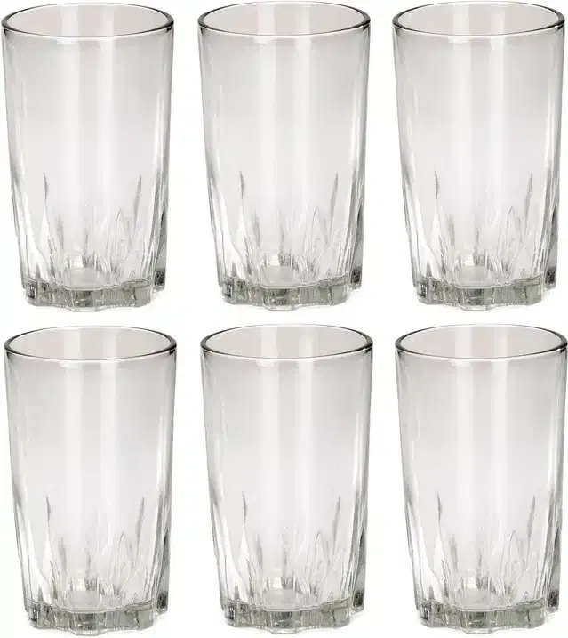 Liquor cum Cocktail Glasses, Transparent, 200 ml, Pack of 6
