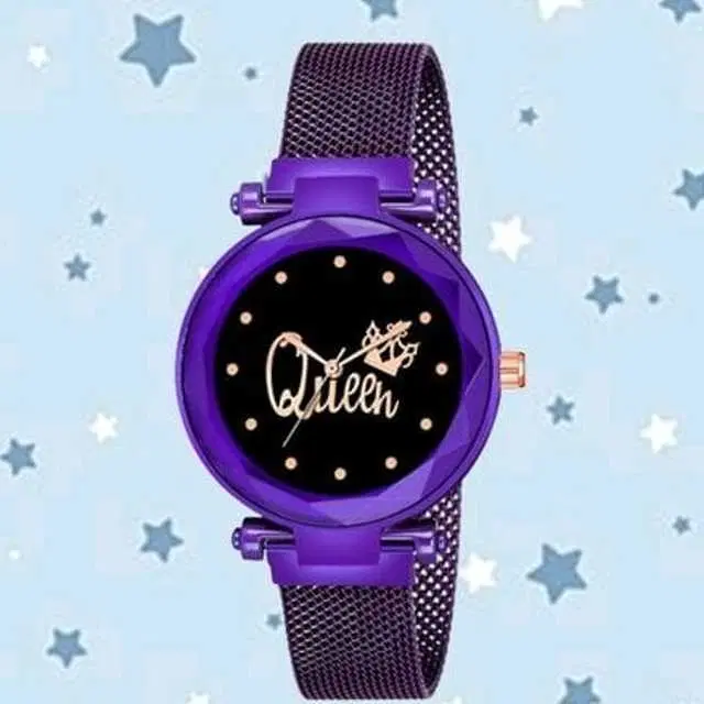 Analog Watch For Womens (Purple) (WS-102)
