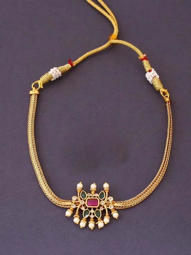 Zircon Gold-plated Copper Jewellery Set for Women (Lime, Free Size)