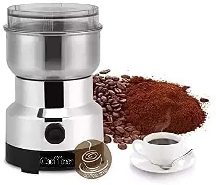KS Nima Stainless Steel Electric Grinder, Silver