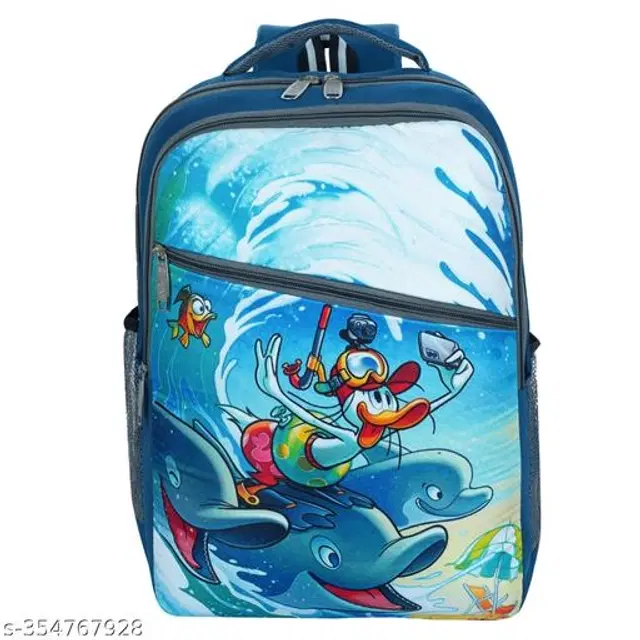 Polyester Backpacks for Kids, Blue, 30 L