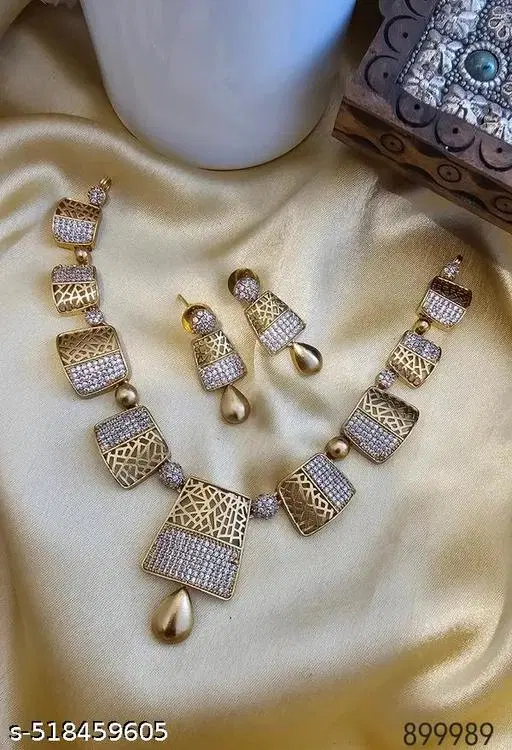 Gold Plated Jewellery Set