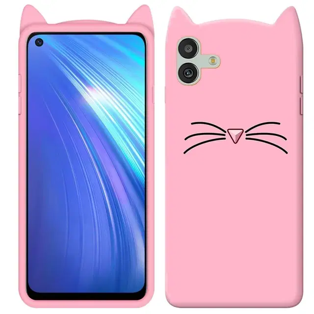Silicone Mobile Back Cover for Samsung F04 / A04e / M04 / M13 5G (Pink)