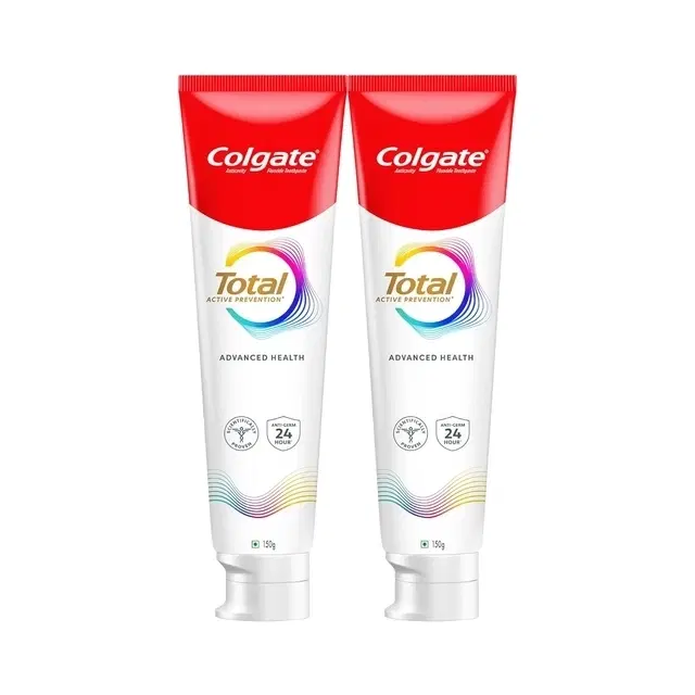 Colgate Total Advanced Health Anticavity Toothpaste 2X150 g (Pack Of 2)