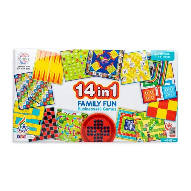 Ratna's 14 In 1 Family Fun Game