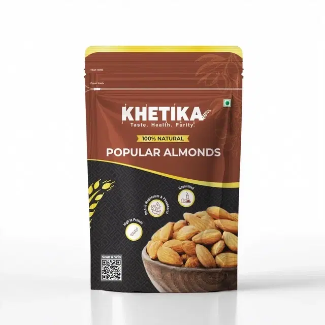 Khetika Popular Almonds 500 g