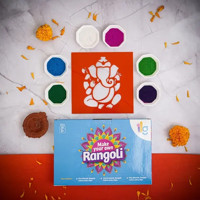 ILearnnGrow Diy Rangoli Ganeshji