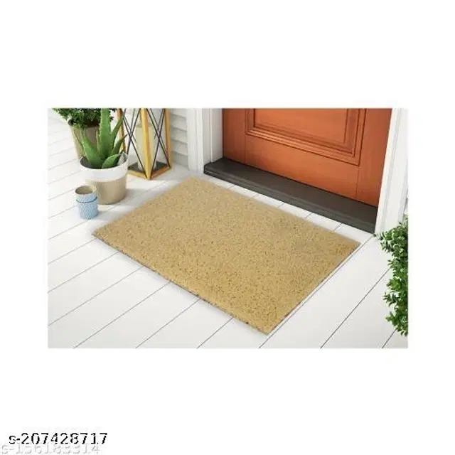 PVC Doormat, Cream, 2x3 Feet