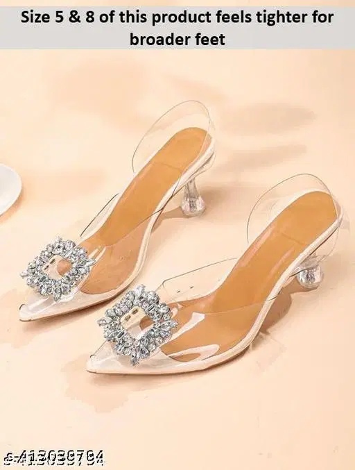 Heels for Women, White (6)