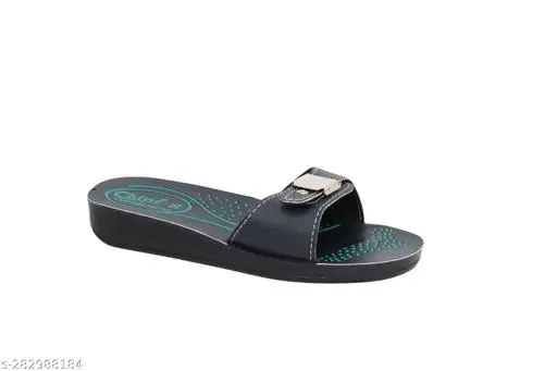 Chips Slippers for Women (Blue, 3)