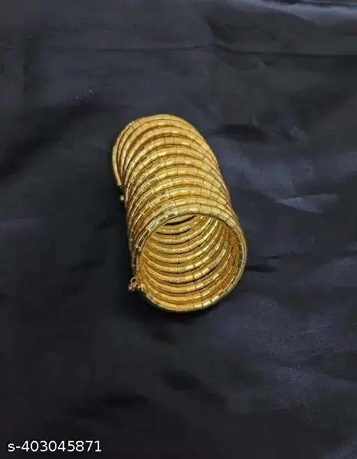 Top Trending Viral Sprial Bangle Golden Bangle