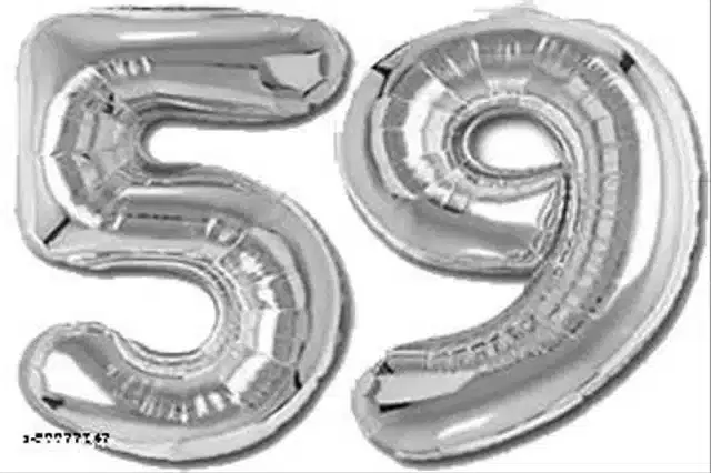 Number Foil Balloon, Assorted, Pack of 1