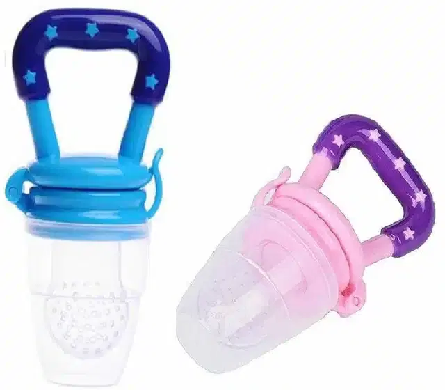 Silicone Fruit Feeder for Kids, Multicolor, Pack of 2