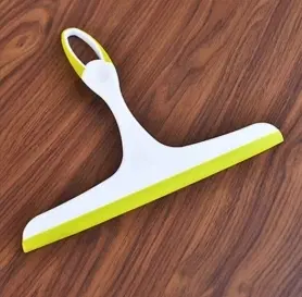 Multi-Purpose Handheld Window and Glass Cleaning Wiper - Durable Rubber Blade Scraper for Shower, Mirrors, Tiles, and Car Windshields.