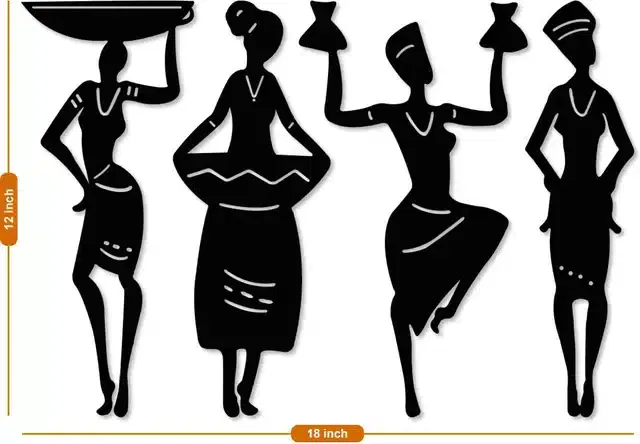 Wooden Wall Hangers for Office and Living Room, Multicolor