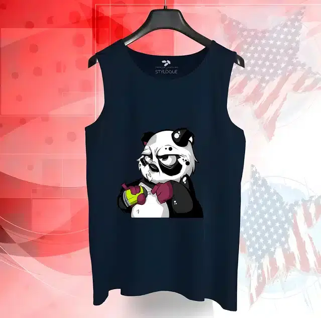 Vest for Men (Navy Blue, M)