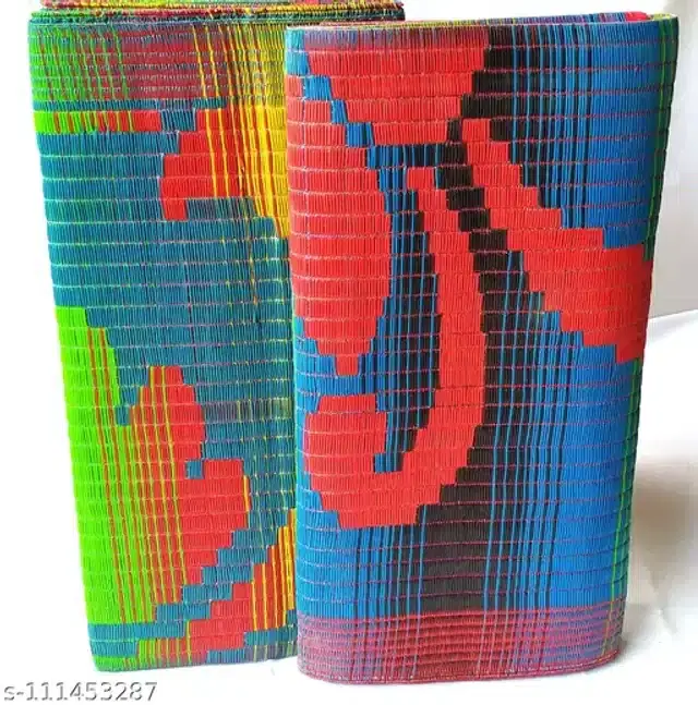 Plastic Floor Mats, Multicolor, 4x6 feet