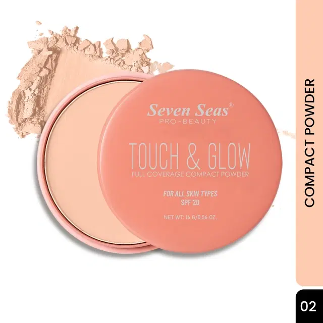 Seven Seas Absolute Compact Powder, Natural Ivory
