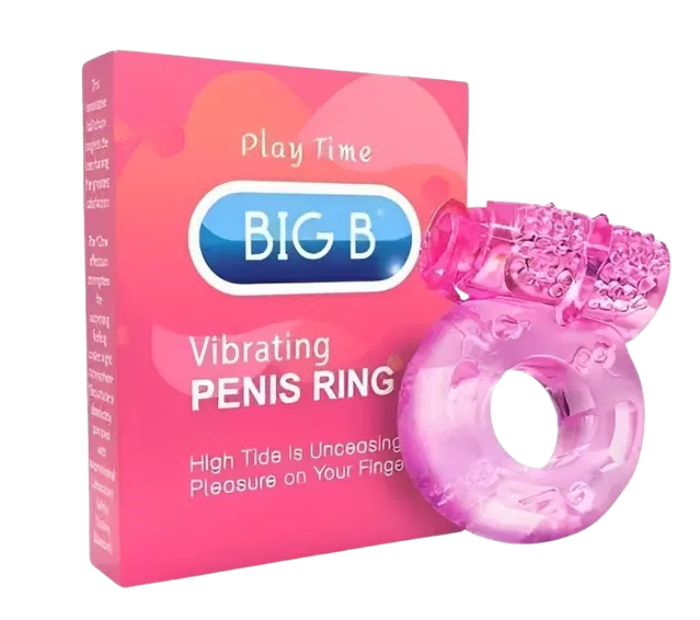 Penis Vibrator Ring for Men, Pink