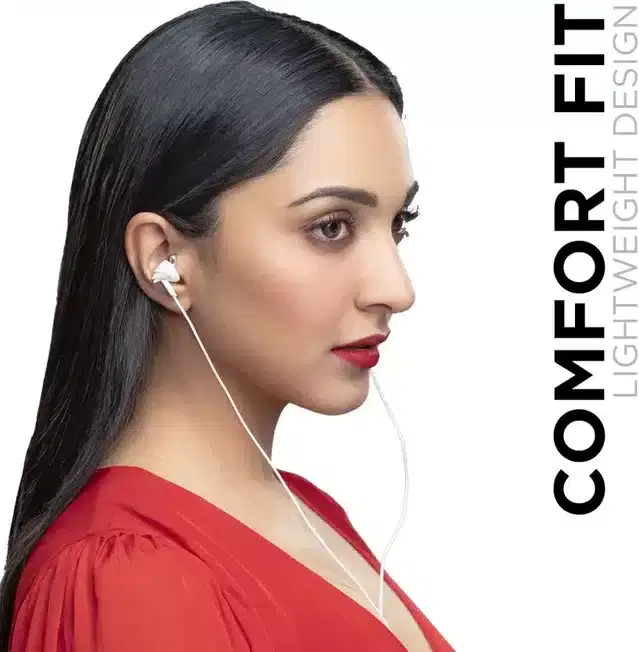 In the Ear Wired Headset, Pack of 1, White
