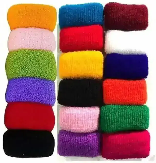 Rubber Bands Packing Elastic Bands Kids Girl Rubber Bands Ponytail Hair Ties Disposable Hair Accessories, Pack Of 18, Pack Of 18