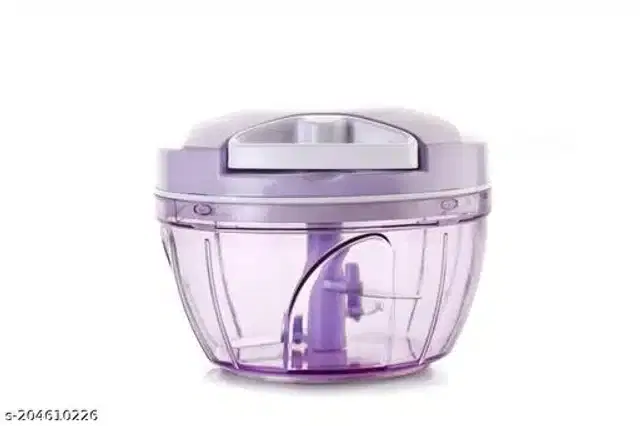 Plastic Vegetable Chopper, Purple, 450 ml