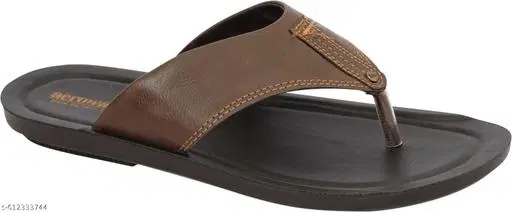 Aerowalk Sliders for Men (Brown, 7)