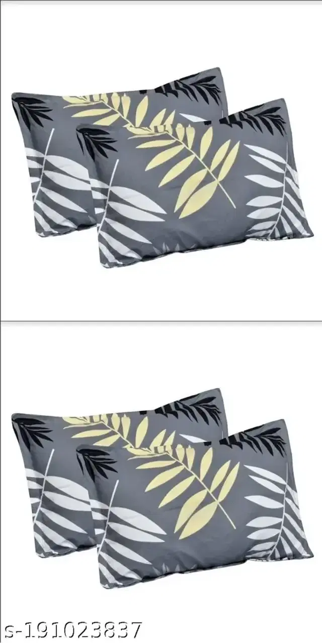 Cotton Pillow Covers, Multicolor, (17x27 inches), Pack of 4