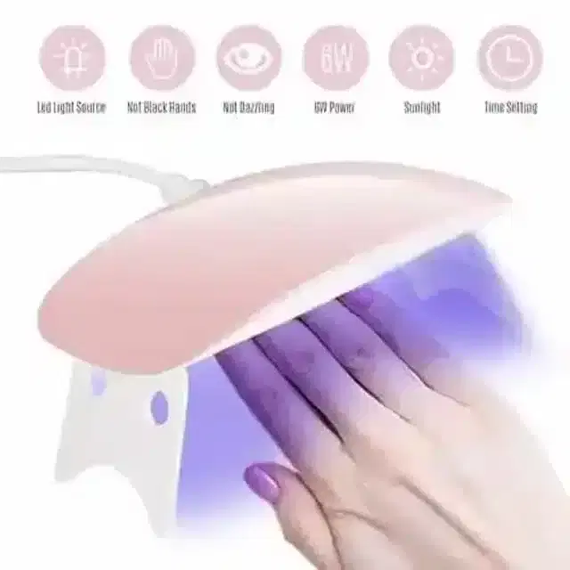 K Kudos Sun Mini Uv Led Travel Pocket Size Nail Dryer For Gel Polish Lamp Portable Curing Base Gel Top Gel Color Gel Dryer 6W Detection Light